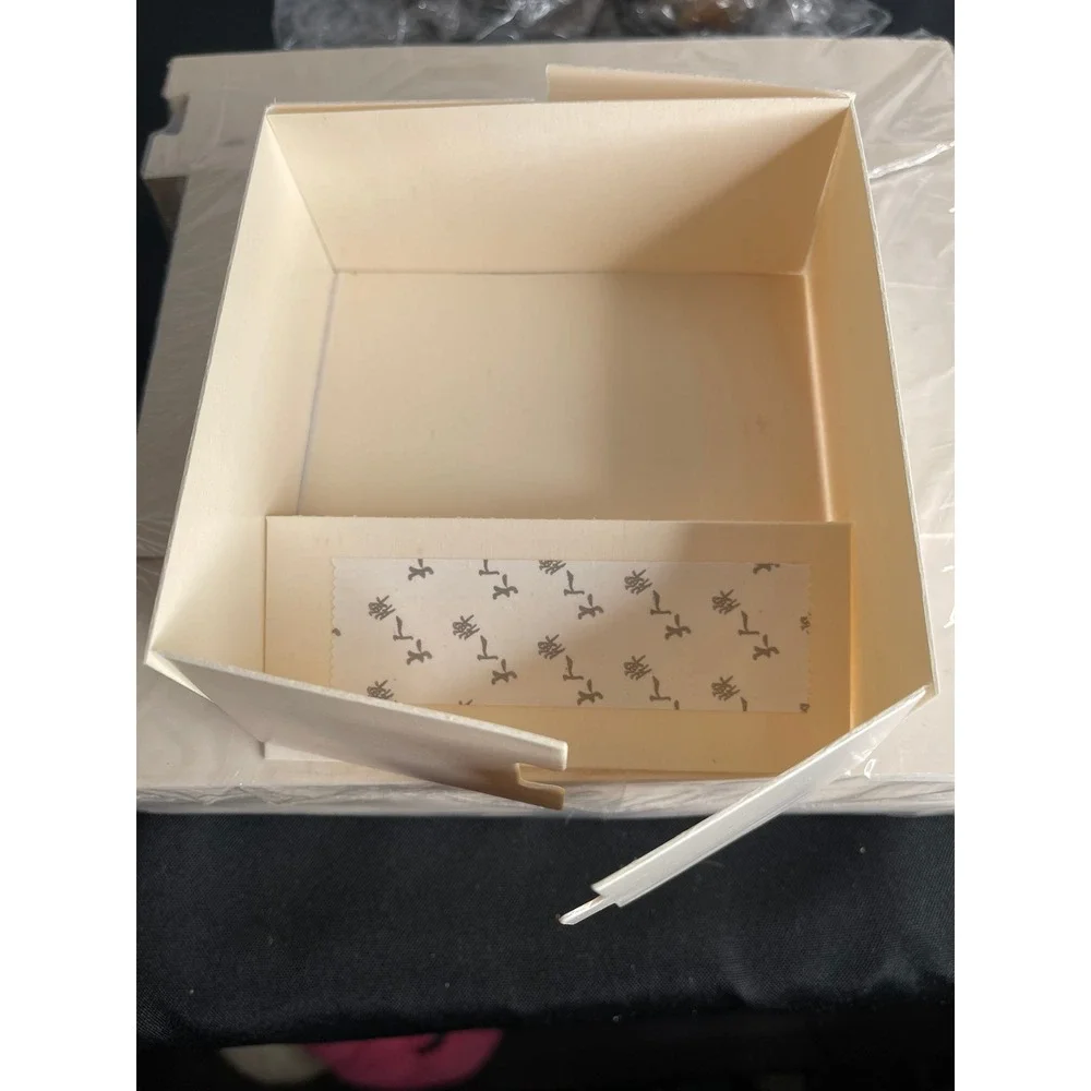 Paper Gift Box Packaging Container Food Dessert Cake Box 120x120x50mm 50Pk‎